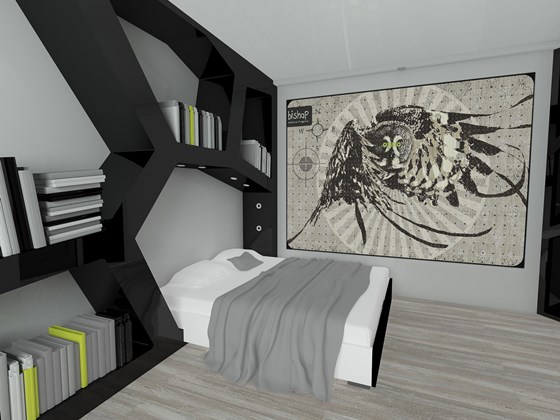 Интерьеры :  Neo's apartment